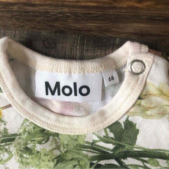 Molo Frannie Floral-Print Skirted Bodysuit - Picture 2 of 4